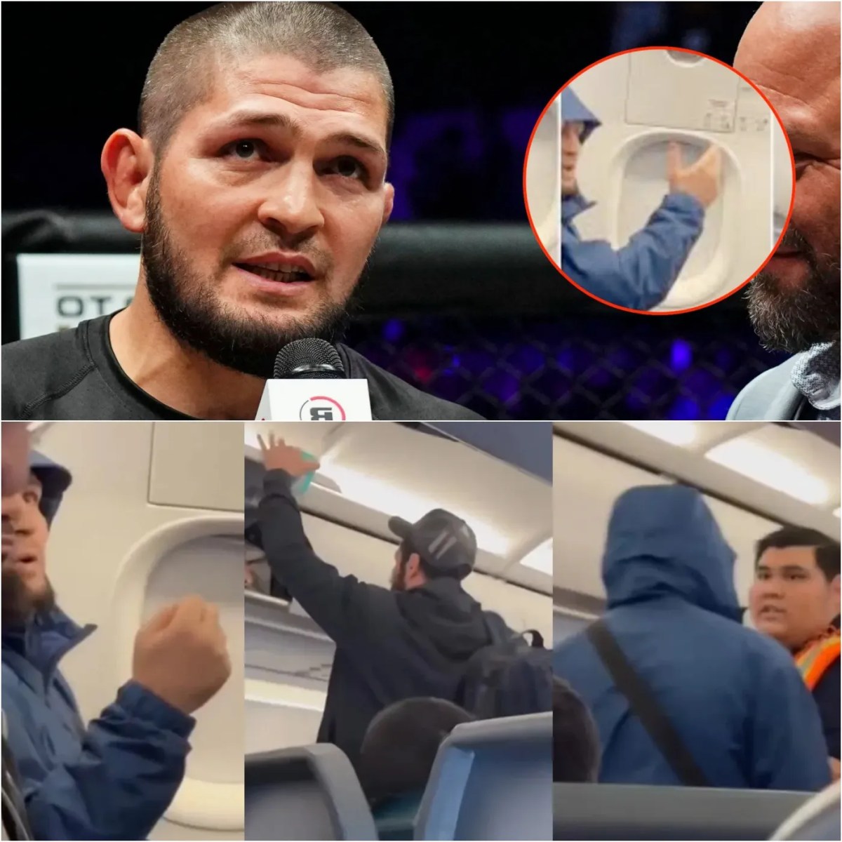 Khabib removed from plane